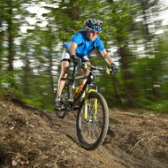 Man mountainbike