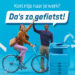 Promotieplaatje van publiekscampagne: "Kort ritje? Da's zo gefietst"