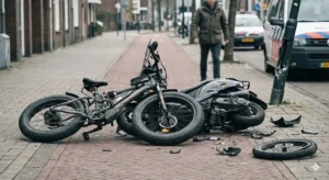 fatbike botst met scooter